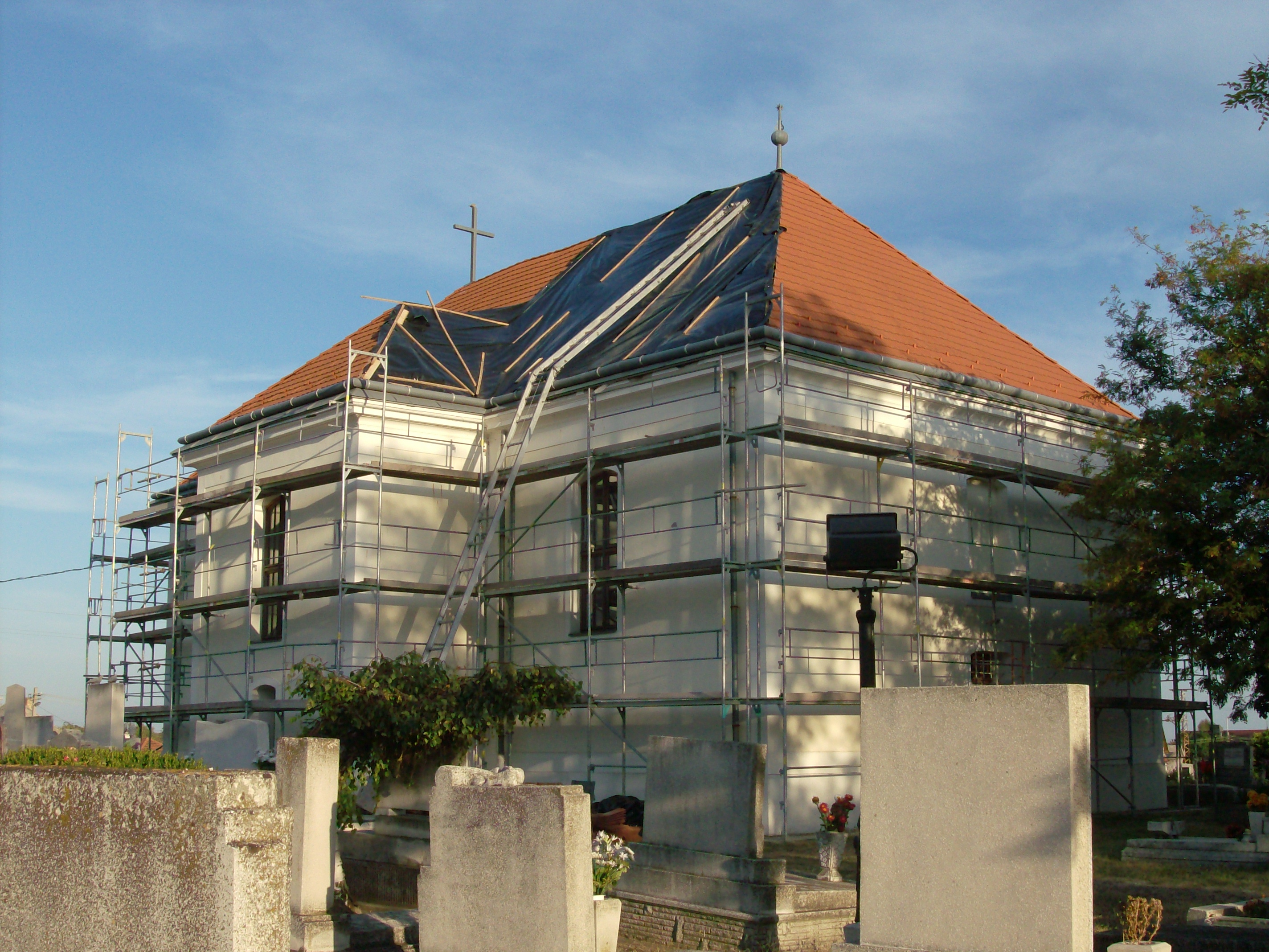 A templomtető felújítása 2012