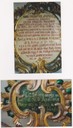 Szószék - latin nyelvű feliratok